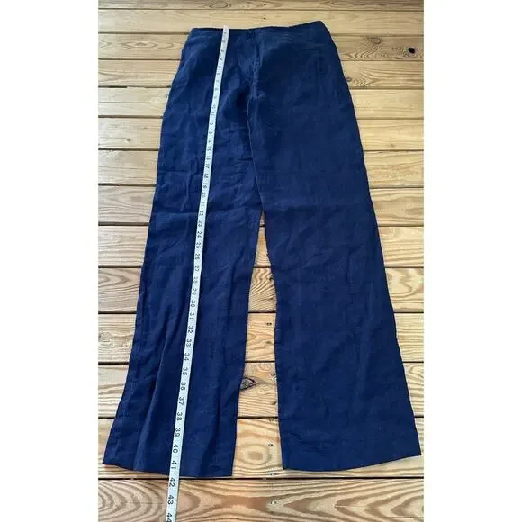 NWT L’Agence Dee Sailor Dress Pants Size 25 Women’s Navy - Picture 7 of 10